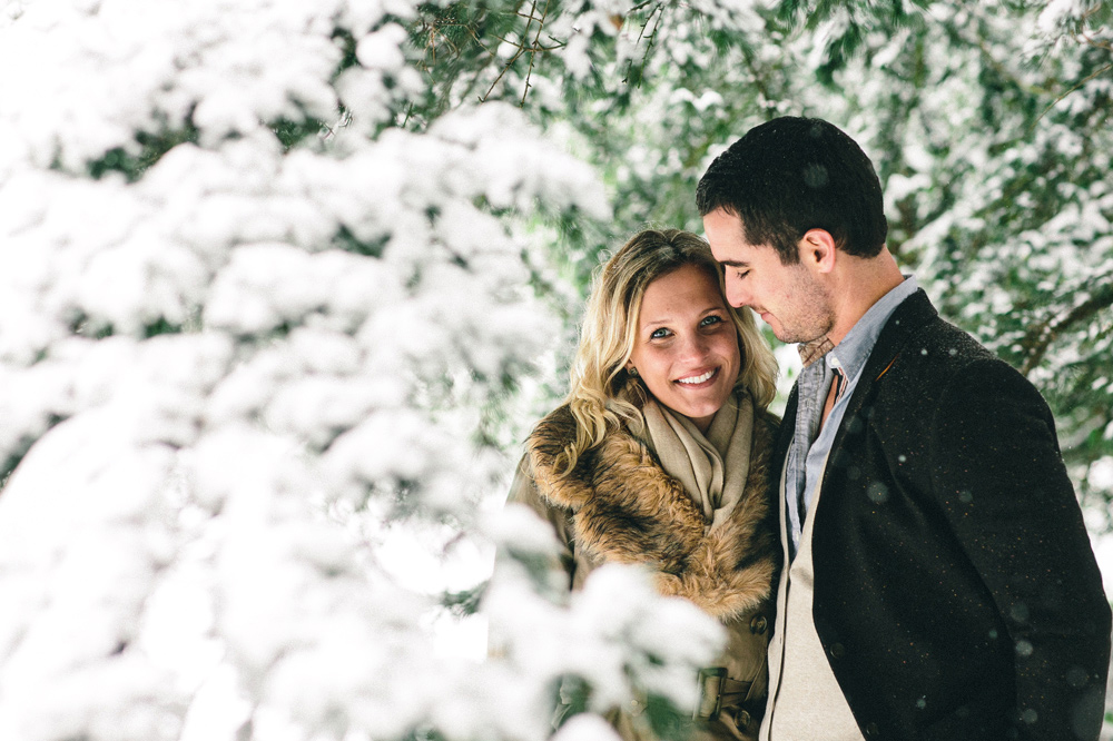 Snowy Engagement Session London