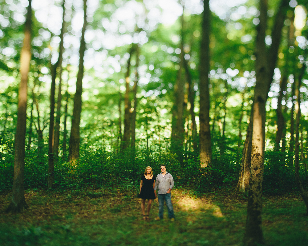 brush creek park engagement session