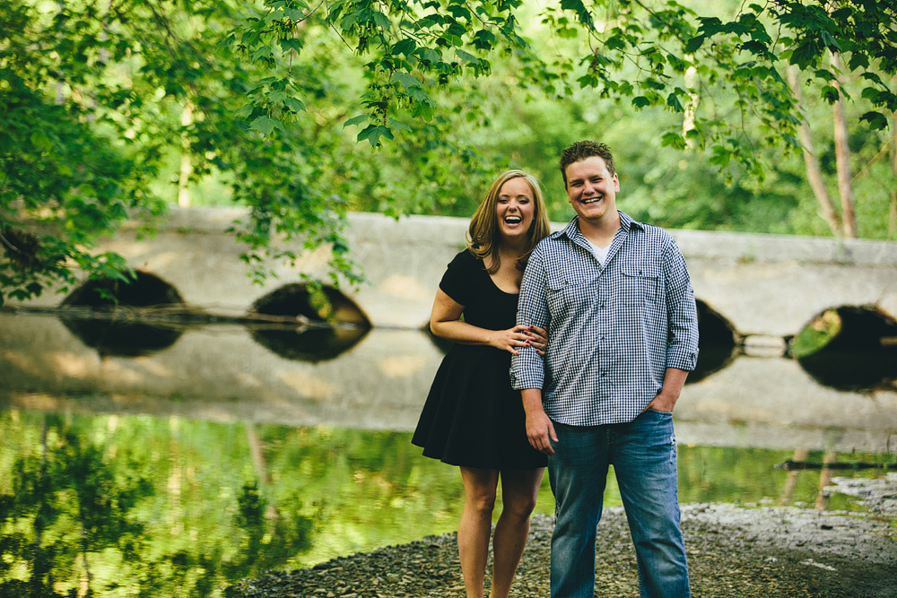 brush creek park engagement session