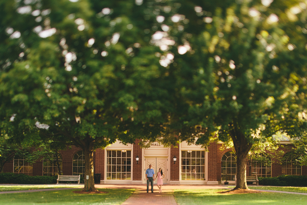 Bucknell University engagement shoot