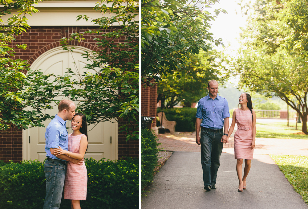 Bucknell University engagement shoot