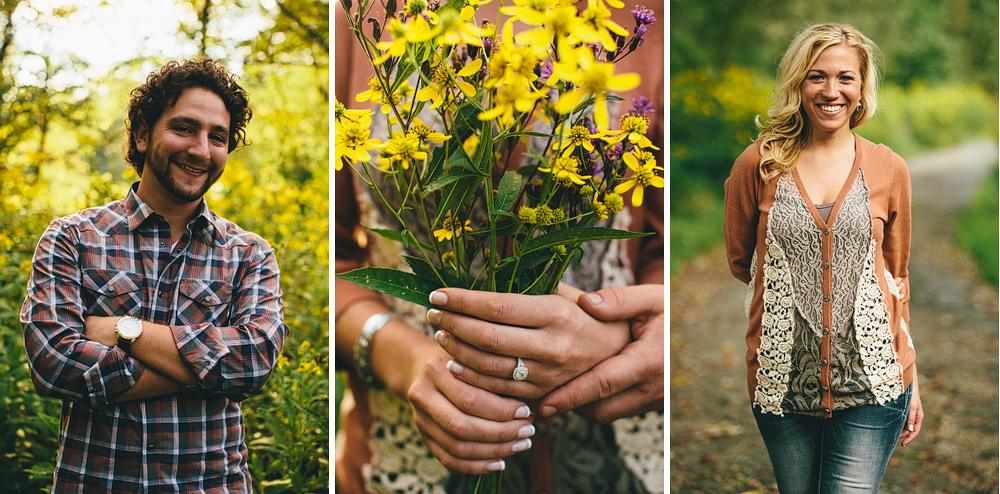 rustic engagement session
